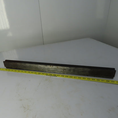 28" Press Brake Forming V Angle Die Block 1/2" Tang 2-3/8" Ht. 1-1/8" Thick