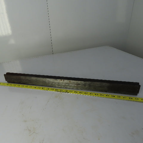 28" Press Brake Forming V Angle Die Block 1/2" Tang 2-3/8" Ht. 1-1/8" Thick