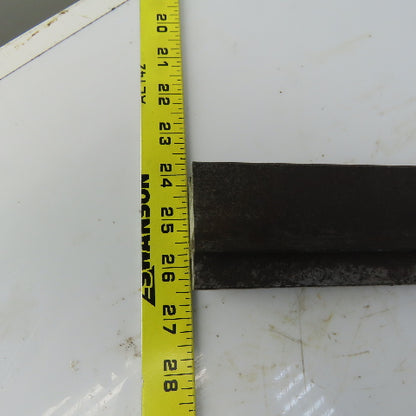 28" Press Brake Forming V Angle Die Block 1/2" Tang 2-3/8" Ht. 1-1/8" Thick