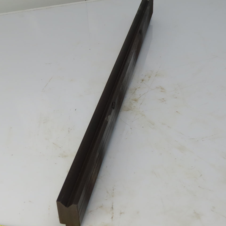 31" Press Brake Forming 90° V Angle Die Block 1/2" Tang 2-3/8" Ht. 1-1/4" Thick