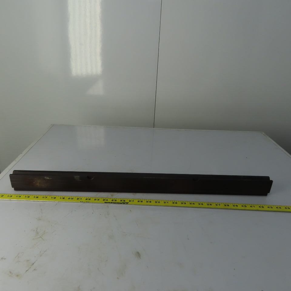31" Press Brake Forming 90° V Angle Die Block 1/2" Tang 2-3/8" Ht. 1-1/4" Thick