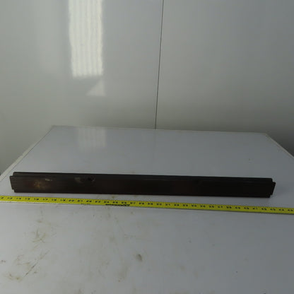 31" Press Brake Forming 90° V Angle Die Block 1/2" Tang 2-3/8" Ht. 1-1/4" Thick