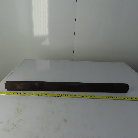31" Press Brake Forming 90° V Angle Die Block 1/2" Tang 2-3/8" Ht. 1-1/4" Thick