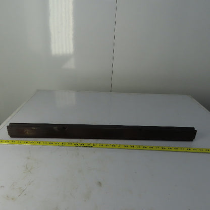 31" Press Brake Forming 90° V Angle Die Block 1/2" Tang 2-3/8" Ht. 1-1/4" Thick