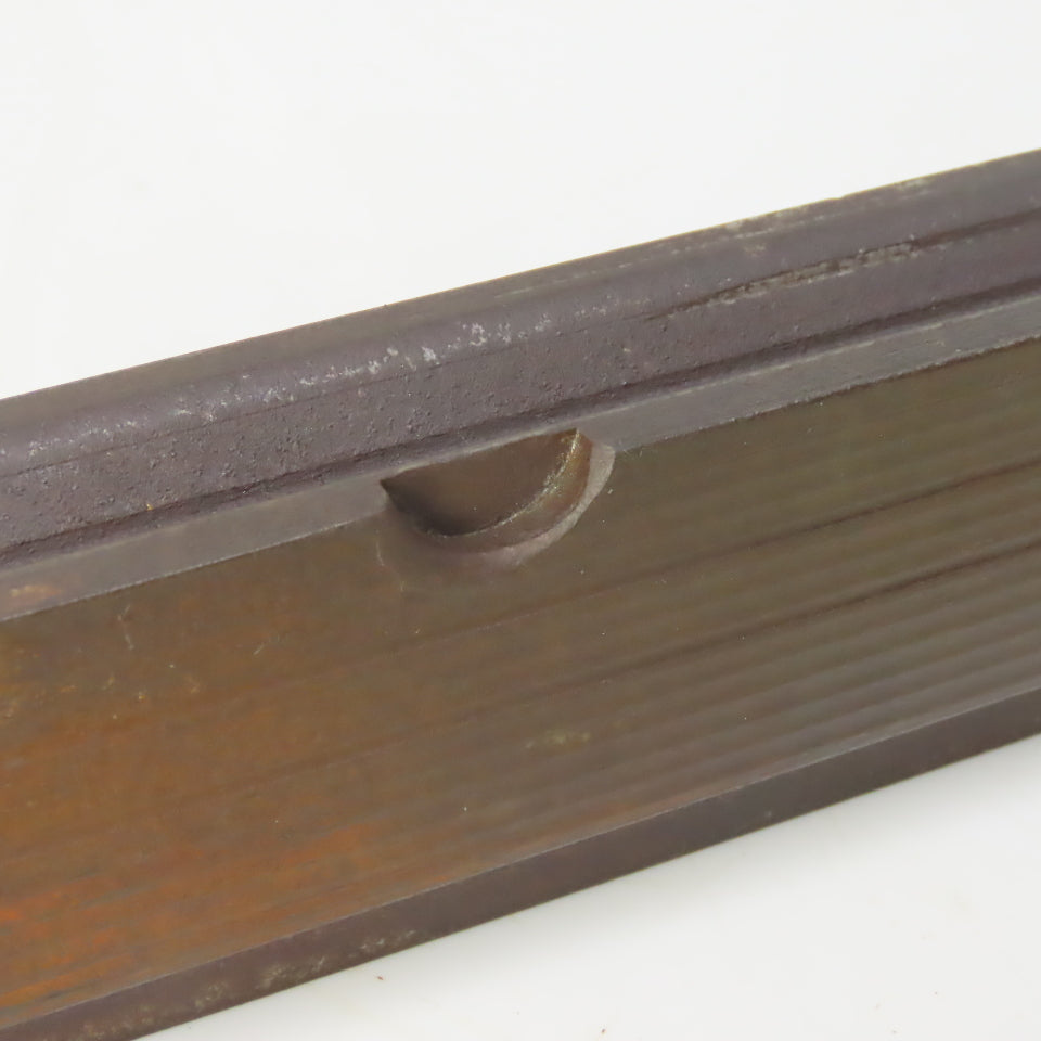 31" Press Brake Forming 90° V Angle Die Block 1/2" Tang 2-3/8" Ht. 1-1/4" Thick