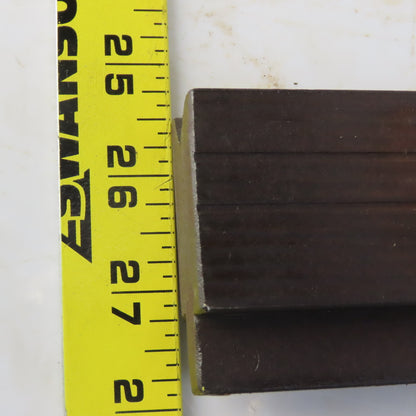 31" Press Brake Forming 90° V Angle Die Block 1/2" Tang 2-3/8" Ht. 1-1/4" Thick