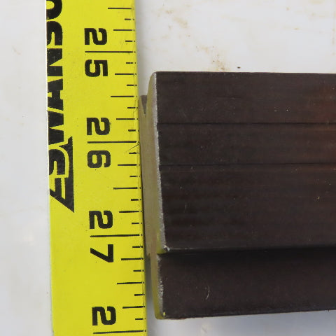 31" Press Brake Forming 90° V Angle Die Block 1/2" Tang 2-3/8" Ht. 1-1/4" Thick