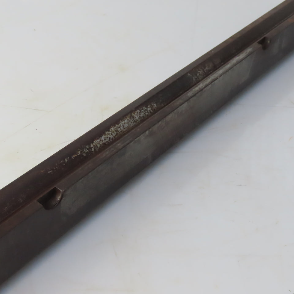 31" Press Brake Forming 90° V Angle Die Block 1/2" Tang 2-3/8" Ht. 1-3/8" Thick