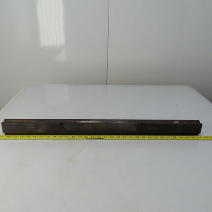 31" Press Brake Forming 90° V Angle Die Block 1/2" Tang 2-3/8" Ht. 1-3/8" Thick