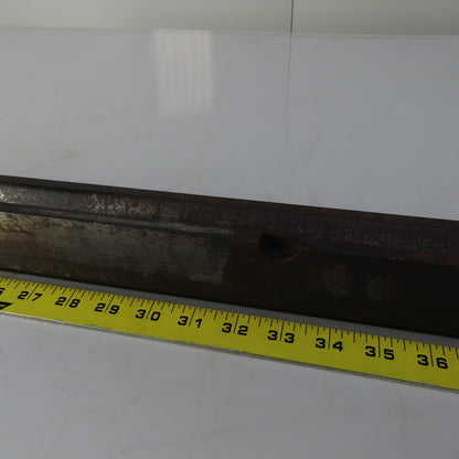 31" Press Brake Forming 90° V Angle Die Block 1/2" Tang 2-3/8" Ht. 1-3/8" Thick
