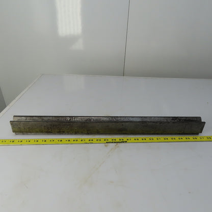 25-1/4" Press Brake Forming V Angle Die Block  7/8" opening 2-3/8" Ht. 1-3/8" Thick