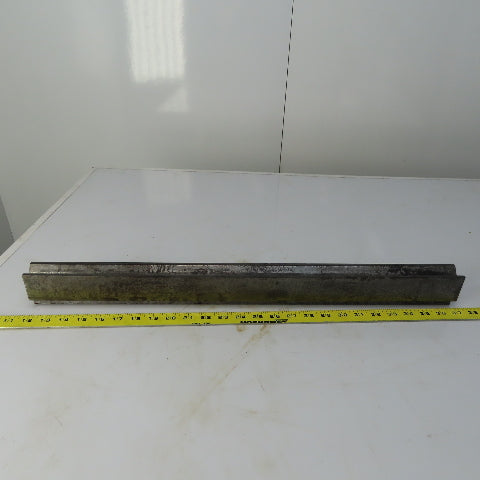 25-1/4" Press Brake Forming V Angle Die Block  7/8" opening 2-3/8" Ht. 1-3/8" Thick