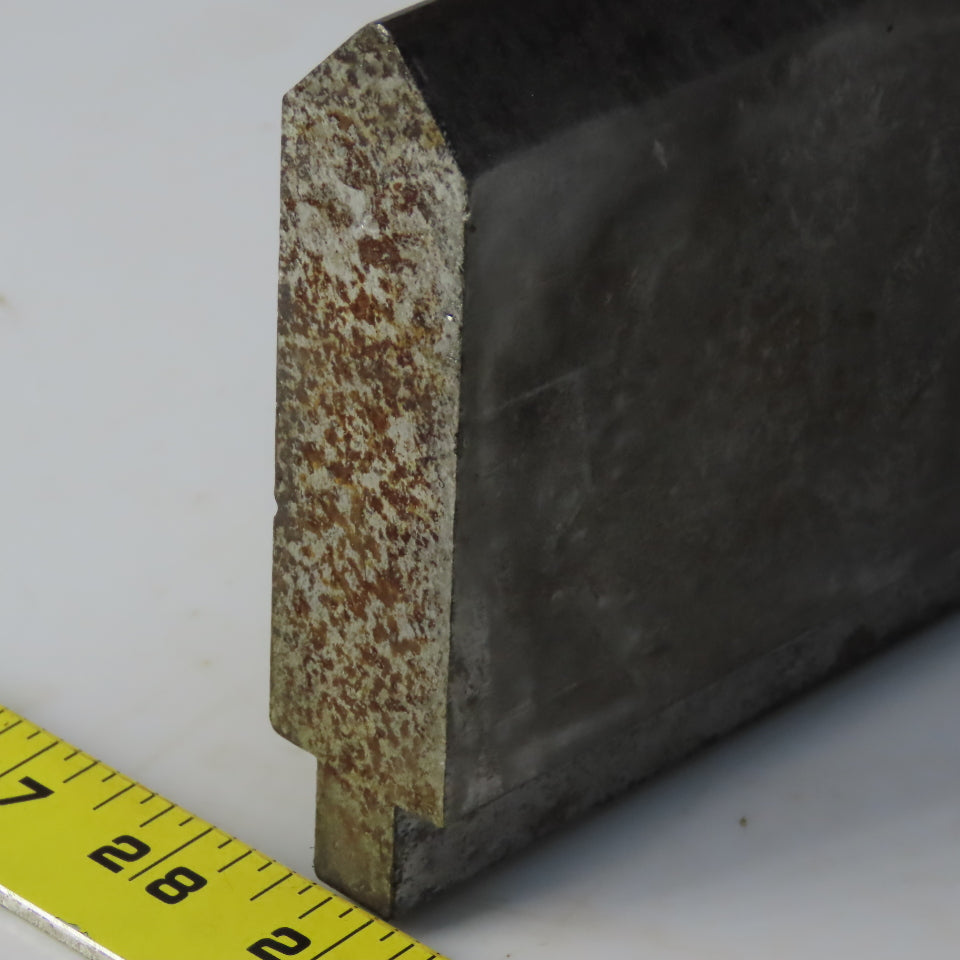 35-1/2" Press Brake 90° Forming Angle Die Block 1/2" Tang 4-1/4 Ht 1-1/8" Thick