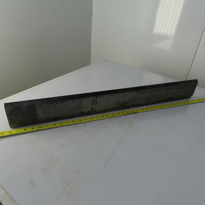 35-1/2" Press Brake 90° Forming Angle Die Block 1/2" Tang 4-1/4 Ht 1-1/8" Thick