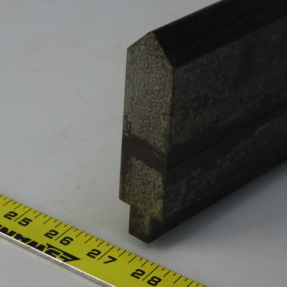 35-1/2" Press Brake 90° Forming Angle Die Block 1/2" Tang 4-1/4 Ht 1-1/8" Thick