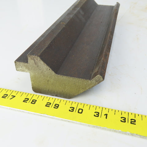 11-1/4" Press Brake Gooseneck Punch Die Block 1/2" Tang 3-3/4" Tall