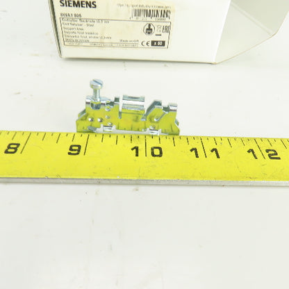Siemens 8WA1 805 Din Rail Terminal End Block Steel Retainer 10.3mm Lot Of 15