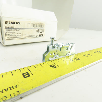 Siemens 8WA1 805 Din Rail Terminal End Block Steel Retainer 10.3mm Lot Of 15