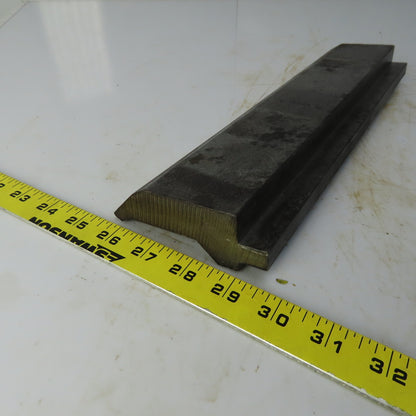 14" Press Brake Gooseneck Punch Die Block 1/2" Tang 4" Tall