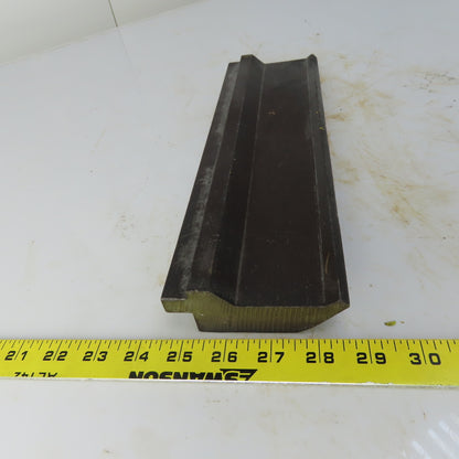 14" Press Brake Gooseneck Punch Die Block 1/2" Tang 4" Tall