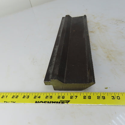 14" Press Brake Gooseneck Punch Die Block 1/2" Tang 4" Tall