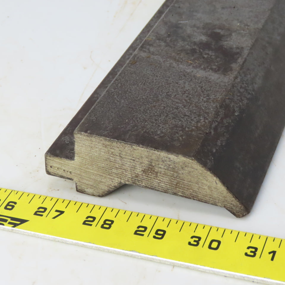 14" Press Brake Gooseneck Punch Die Block 1/2" Tang 4" Tall
