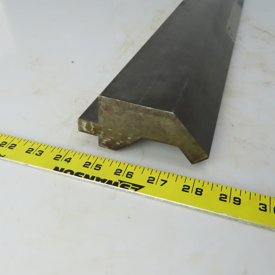 34" Press Brake Gooseneck Punch Die Block 1/2" Tang 4-1/8" Tall