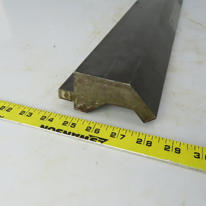 34" Press Brake Gooseneck Punch Die Block 1/2" Tang 4-1/8" Tall