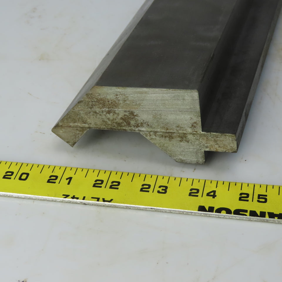 34" Press Brake Gooseneck Punch Die Block 1/2" Tang 4-1/8" Tall