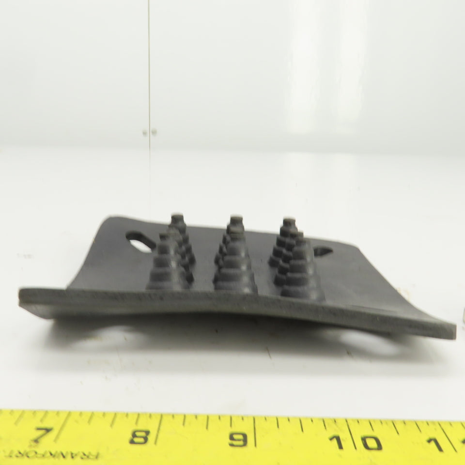 6" x 6" Anti-Vibratory Rubber Machine Mount Pad W/Electrical Grounding Kit