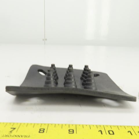 6" x 6" Anti-Vibratory Rubber Machine Mount Pad W/Electrical Grounding Kit