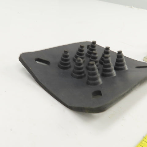 6" x 6" Anti-Vibratory Rubber Machine Mount Pad W/Electrical Grounding Kit