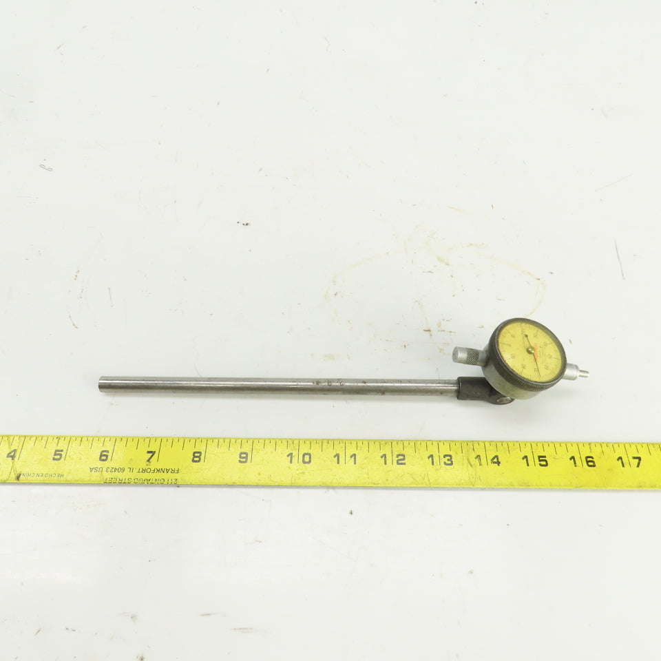 Starrett 81-241 Dial Drop Indicator 0.001" Resolution /0.250" Range W/8" Exten