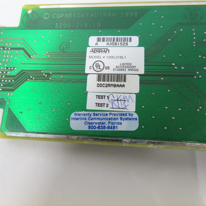 Adtran 1200.218L1 T3 DSU HSSI Card
