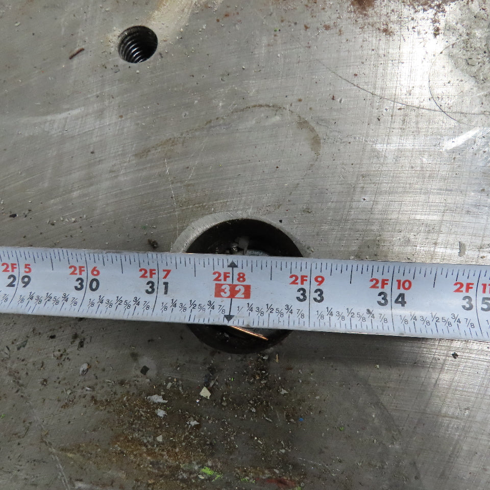 38" x 40" x 4" Thick Steel Plate Slab Set Up Jig Fixture Tombstone