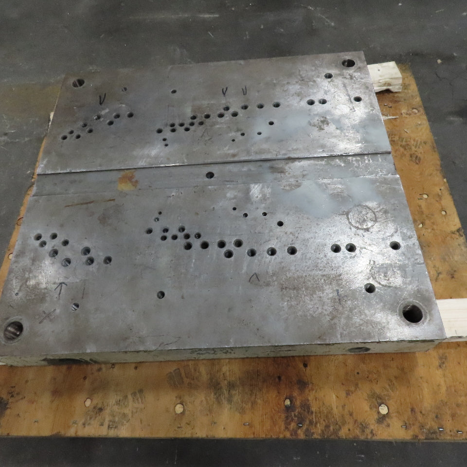 34" x 36" x 4" Thick Steel Plate Slab Set Up Jig Fixture Tombstone