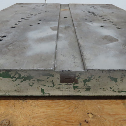 34" x 36" x 4" Thick Steel Plate Slab Set Up Jig Fixture Tombstone