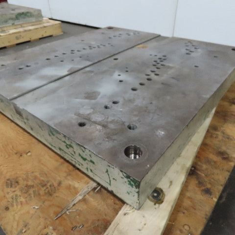 34" x 36" x 4" Thick Steel Plate Slab Set Up Jig Fixture Tombstone