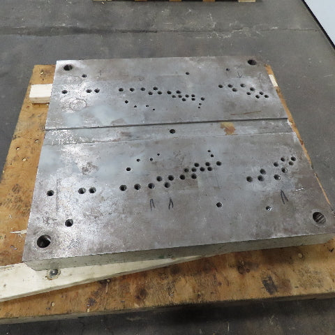 34" x 36" x 4" Thick Steel Plate Slab Set Up Jig Fixture Tombstone