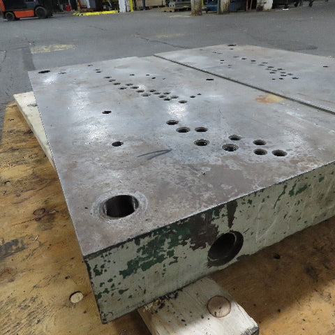 34" x 36" x 4" Thick Steel Plate Slab Set Up Jig Fixture Tombstone