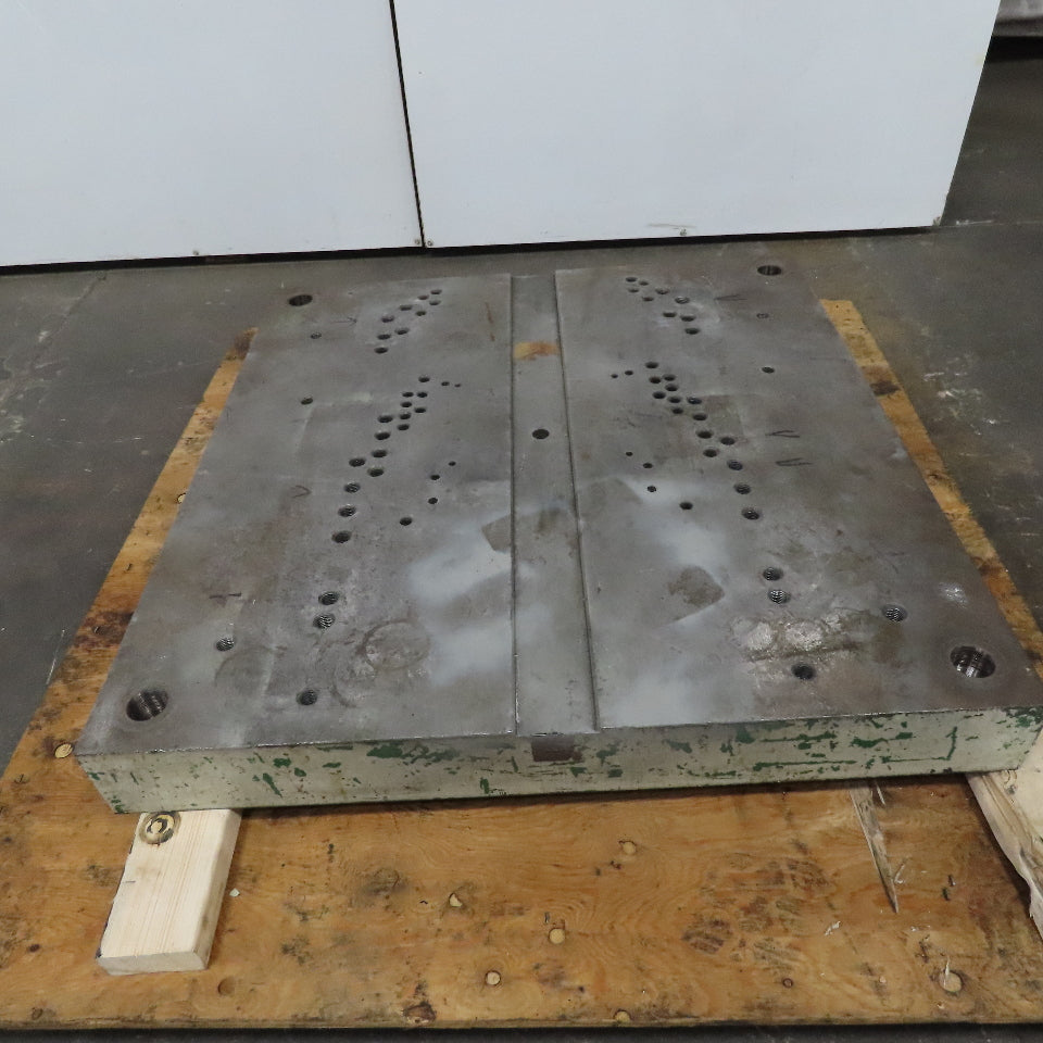 34" x 36" x 4" Thick Steel Plate Slab Set Up Jig Fixture Tombstone