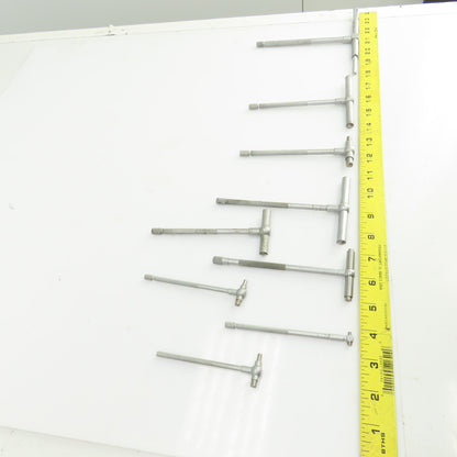 Telescopic Inside Gauge Set 3/8" To 6" Lot Of 9