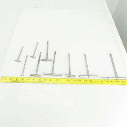 Telescopic Inside Gauge Set 3/8" To 6" Lot Of 9