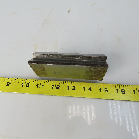 4" Press Brake Forming V Angle Die Block 1/2" Tang 2-1/4" Ht. 1-1/4 Thick