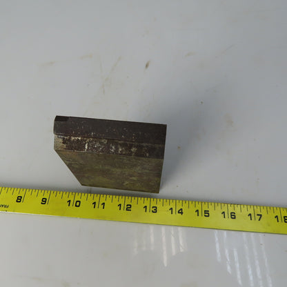 3" Press Brake Forming  Angle Die Block 1/2" Tang 4-1/4" Ht. 1 Thick