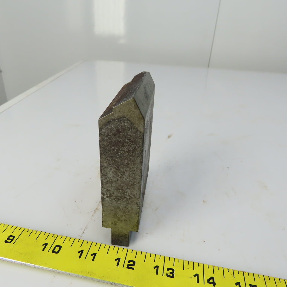 3" Press Brake Forming  Angle Die Block 1/2" Tang 4-1/4" Ht. 1 Thick
