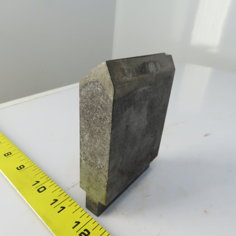3" Press Brake Forming  Angle Die Block 1/2" Tang 4-1/4" Ht. 1 Thick