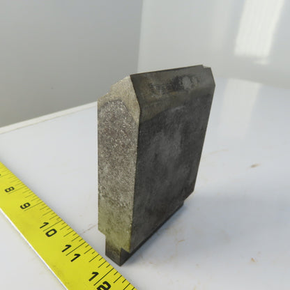 3" Press Brake Forming  Angle Die Block 1/2" Tang 4-1/4" Ht. 1 Thick