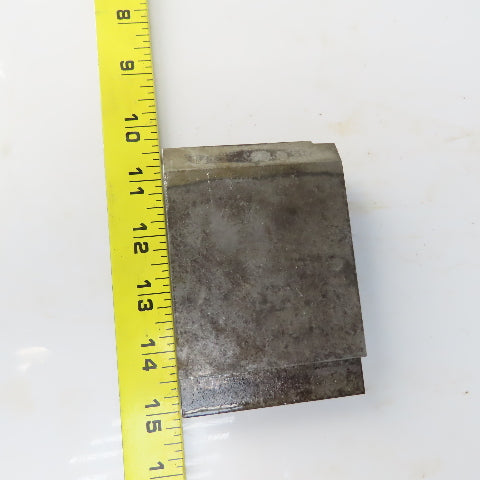 3" Press Brake Forming  Angle Die Block 1/2" Tang 4-1/4" Ht. 1 Thick