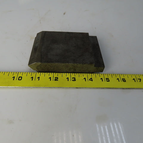 3" Press Brake Forming  Angle Die Block 1/2" Tang 4-1/4" Ht. 1 Thick